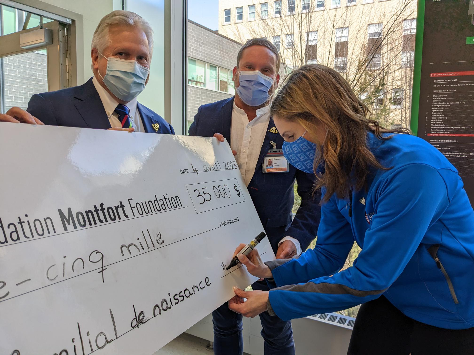 The Sandra Schmirler Foundation answers the Montfort babies' call